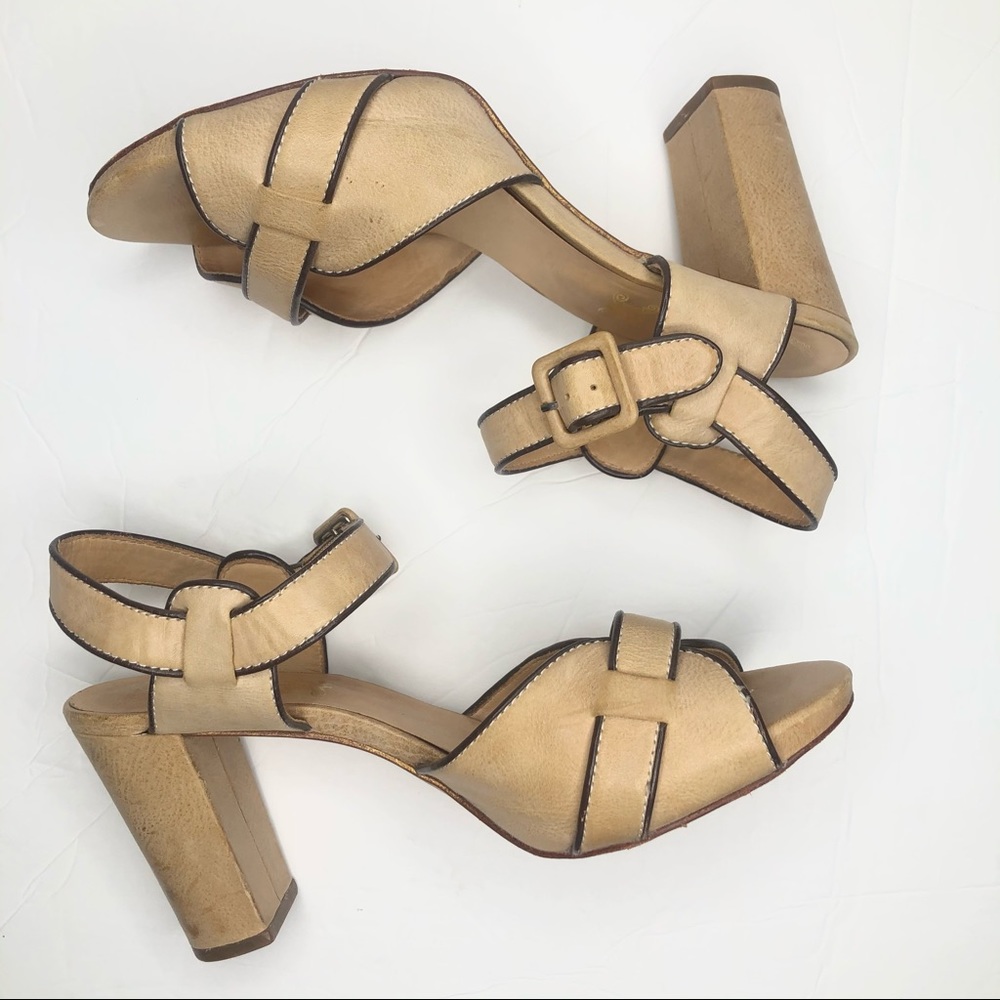 Modern Vintage Block Heel Sandals size 8.5